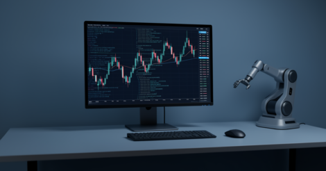 AI trading system visual